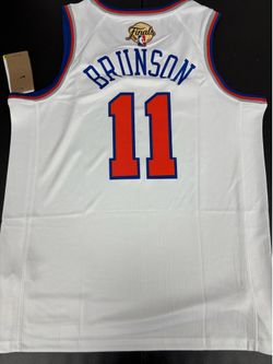 JALEN BRUNSON NY KNICKS 2026 FINALS WHITE JERSEY  BRAND NEW!!