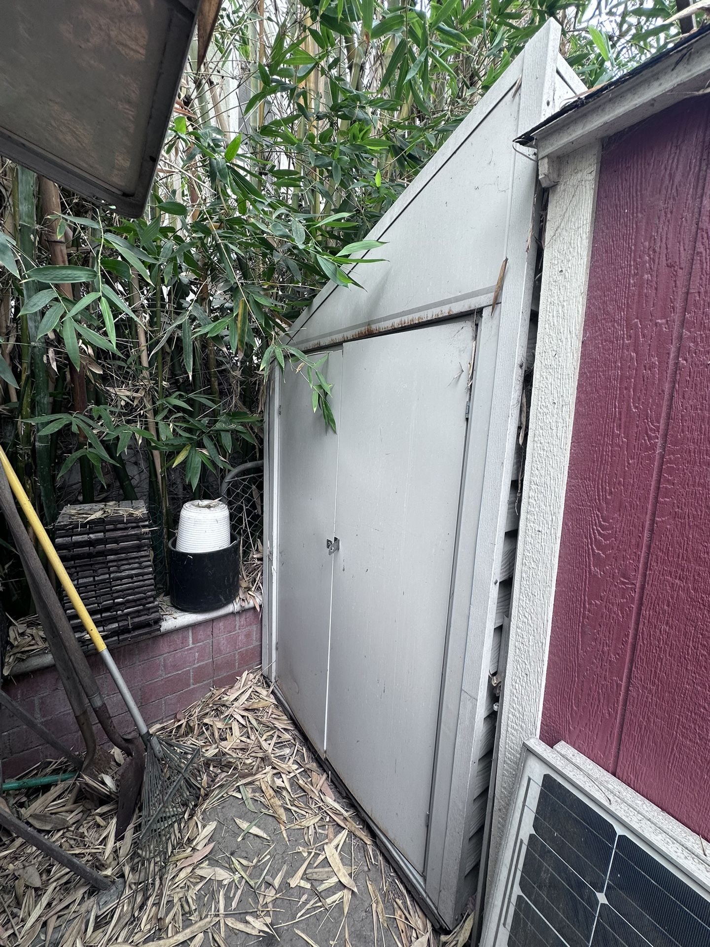 FREE Shed 49” x 80” x 64”-84” H