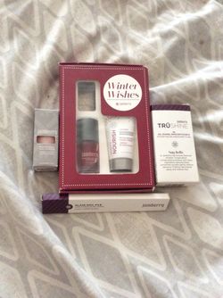 Jamberry trushine gel remover pockets, polish, Christmas set, glass nail file from 2015