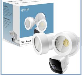 New-Wired Floodlight Camera | Home Security Camera Outdoor Waterproof with 3K UHD | 2200-Lumen | Motion Sensor, Color Night Vision, 105dB Siren, Works