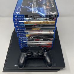 PS4 With Controller And A Bunch Of Games.  Fully Tested And Works Perfectly! Box 16