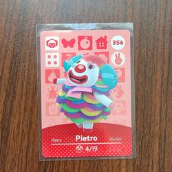 Pietro Animal Crossing Amiibo Card