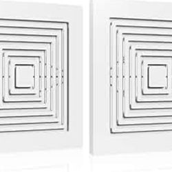 2 Broan-NuTone Fan Grilles used for bathroom exhaust fans