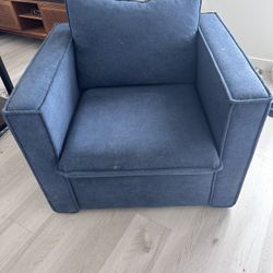 Blue Swivel Chair