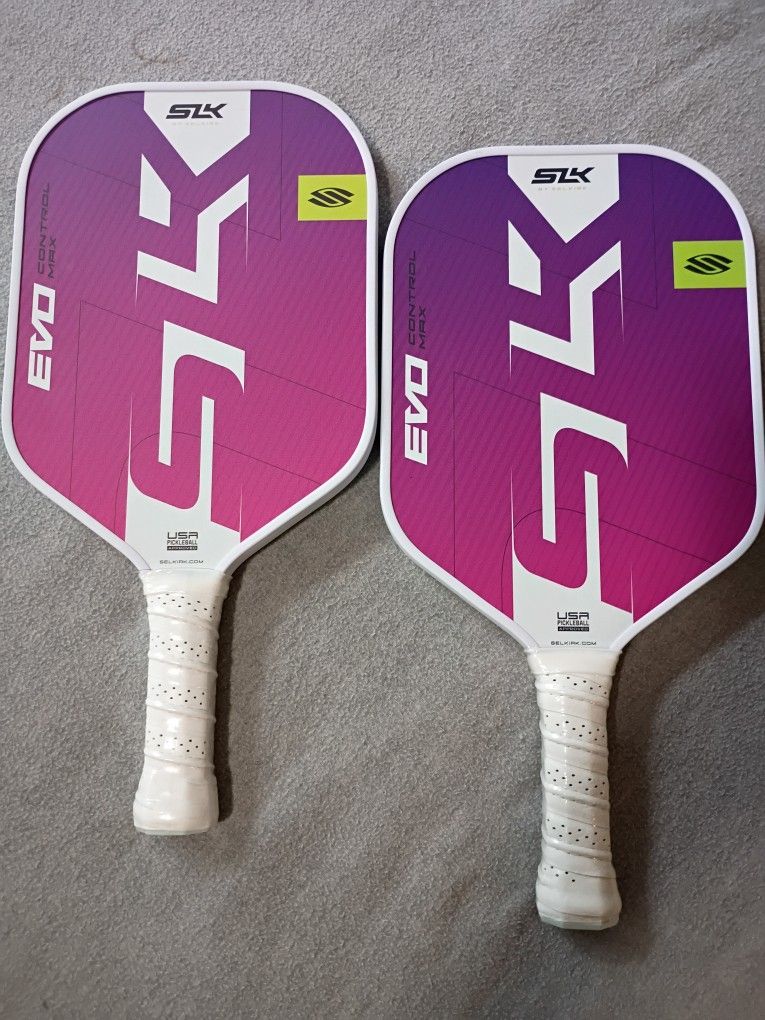 2 New Selkirk Evo Control Max Pickleball Paddles