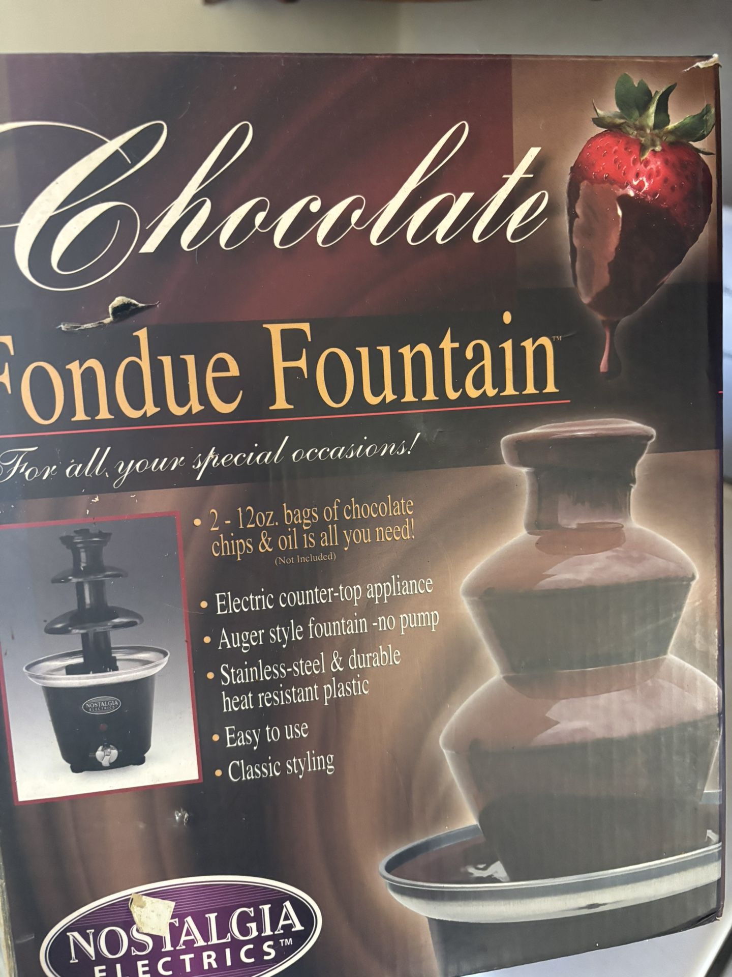 Chocolate fountain