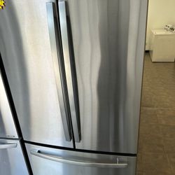Stainless Steel GE Refrigerator 