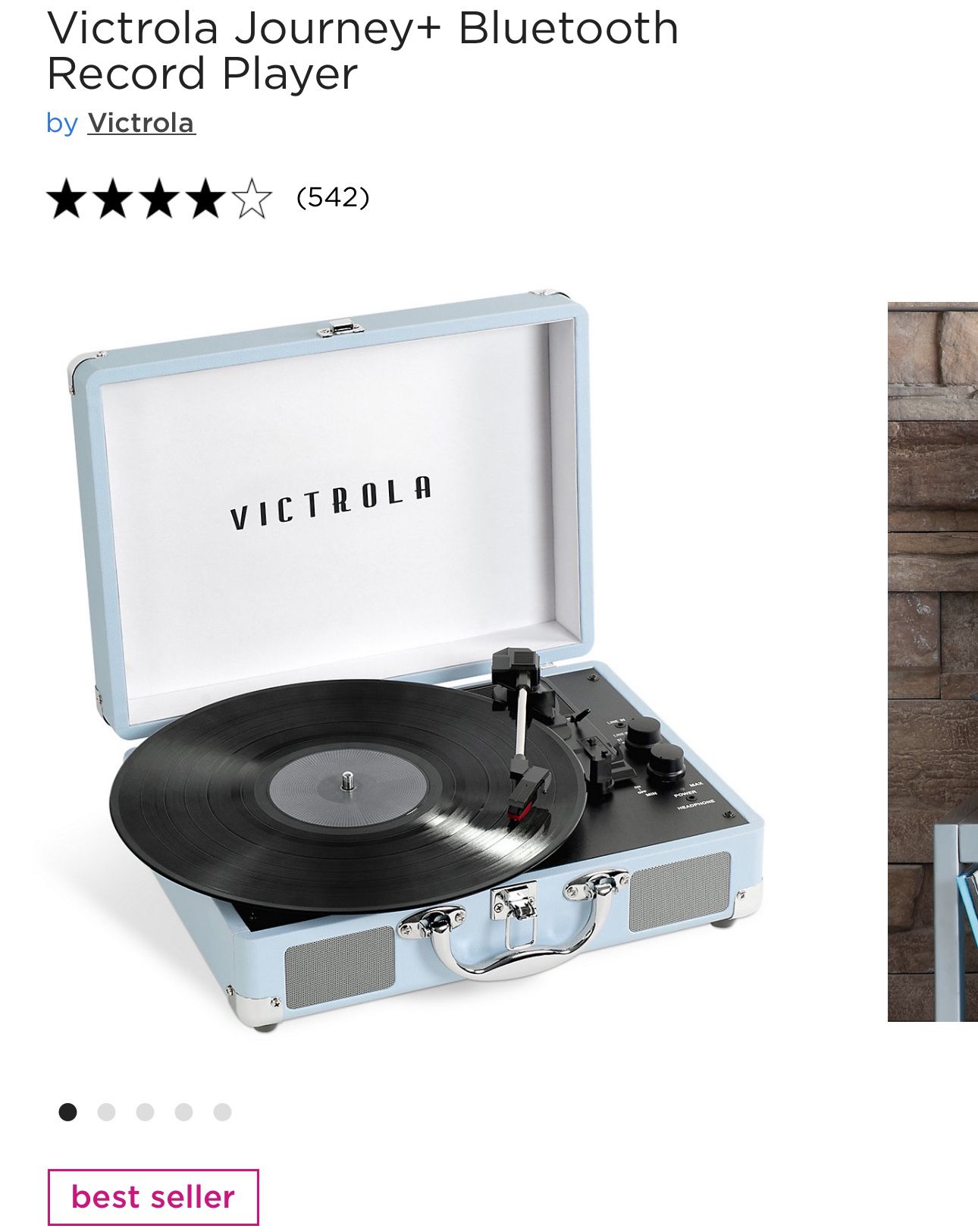 Victrola Record Player Bluetooth & Speakers
