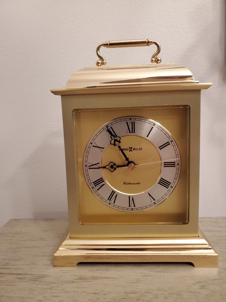 Howard Miller Brass Westminster Chime Mantel Shelf Clock 4RH642 Japan