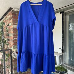 Royal blue Tunic Dress 2 Sizes