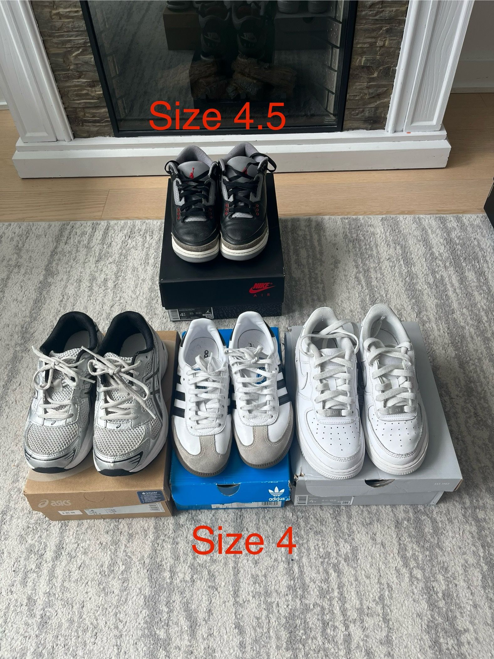Size 4-4.5 Sneakers