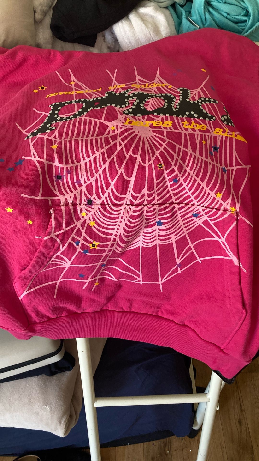 Spider Pink Punk Hoodie