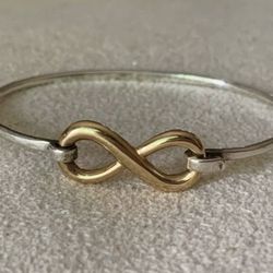 James Avery Infinity Bracelet- 14K & Sterling Silver