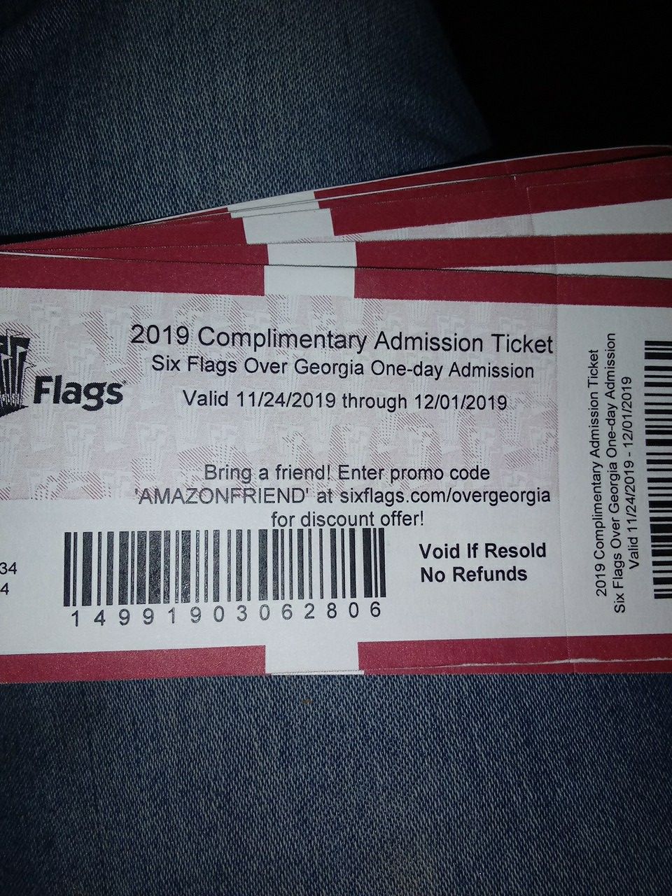 Six flags tickets for Sale in Gainesville, GA OfferUp