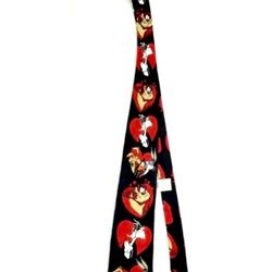 Looney Tunes Men's Vintage Silk Neck Tie Bugs Bunny Daffy Duck Wylie Coyote TAZ
