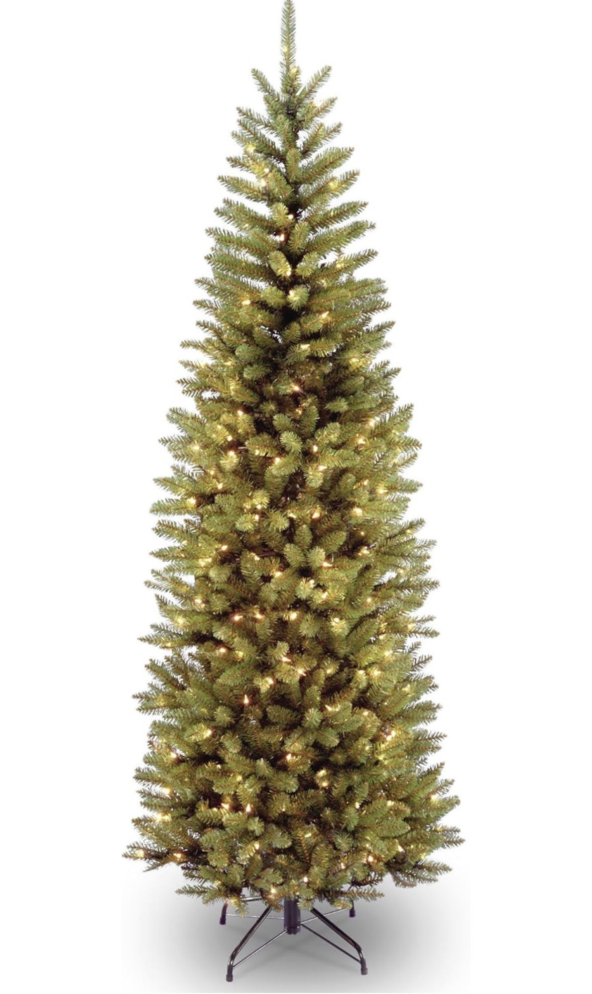 6.5 ft Pre-lit Slim Christmas Tree