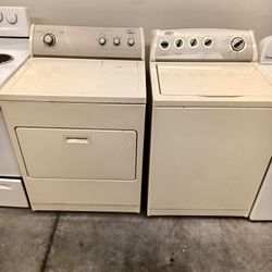 Set Whirlpool Washer And Dryer Top Load, Perfect Condition Excellent For Rental Property 