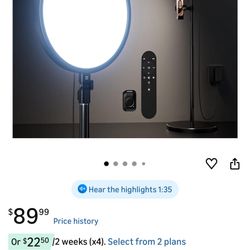 Weilisi Large Ring Light with 79" Stand, 6500K Professional Full-Screen Big Ring Light with Stand and Phone Holder, Selfie Light with Remote for Studi