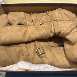 Suede Boots Fur Lined