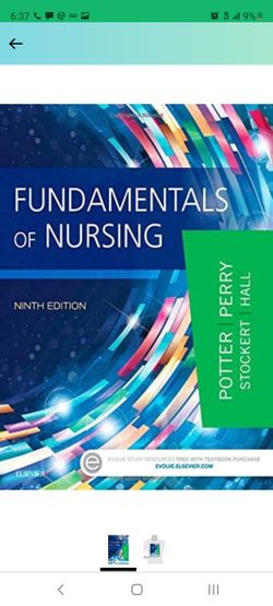 Fundamentals of Nursing

9th Edition

ISBN-13: (contact info removed)327404, ISBN-10: 0(contact info removed)00

