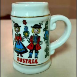 Vintage Austria Souvenir Mini Mug