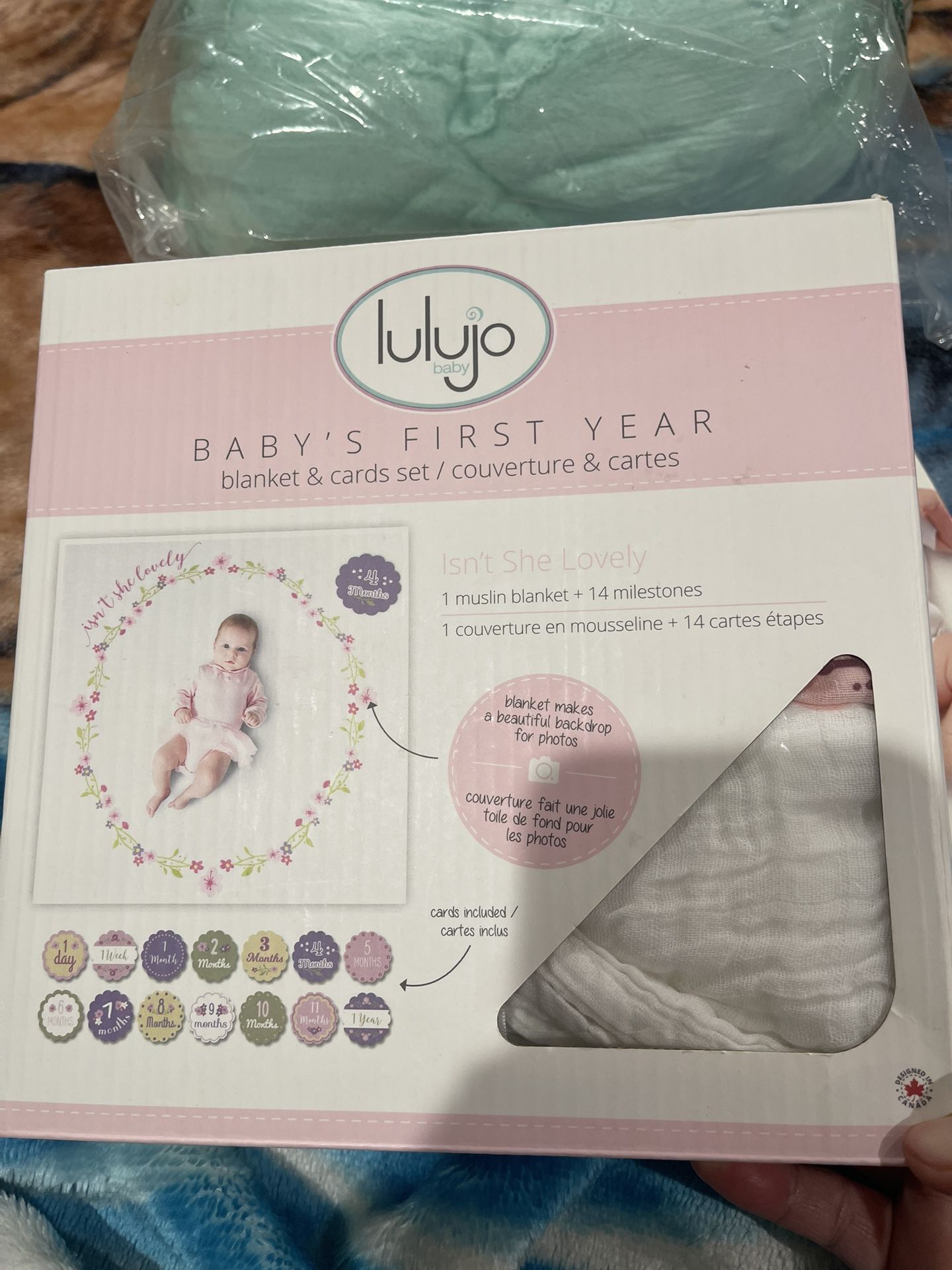 Baby Blankets and Card Set, and Stickers