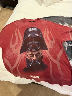 DARC Sport Star Wars Ashes of Dark Large Darth Vader Red Oversize Tee