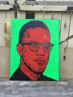 Malcolm X Paint