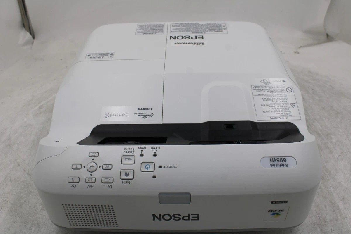 Epson Brightlink 695wi Projector W Mount, Remote & WiFi adapter