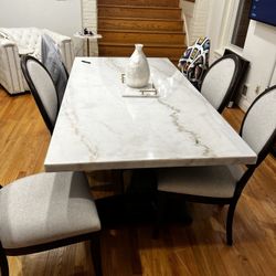 Real Marble Dining Room Table