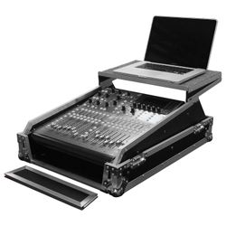 Odyssey FZGSMX1913 Universal 13U Rack Mountable Mixer Flight Case with Glide Platform
