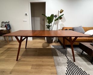 West Elm Mid Century Dining Table Extendable