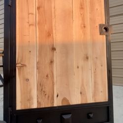 Custom Heavy-Duty Steel &  Wood Gate – Elegant & Durable Entry