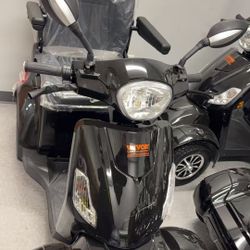 Heavy Duty 4-Wheel Mobility Scooters for Seniors & Adults 450lbs Capacity - 40 Miles 3-Speed Long Range, 500W All Terrain Electric Recrea