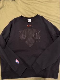 Kith & Nike for New York Knicks fleece crewneck sweatshirt sz L