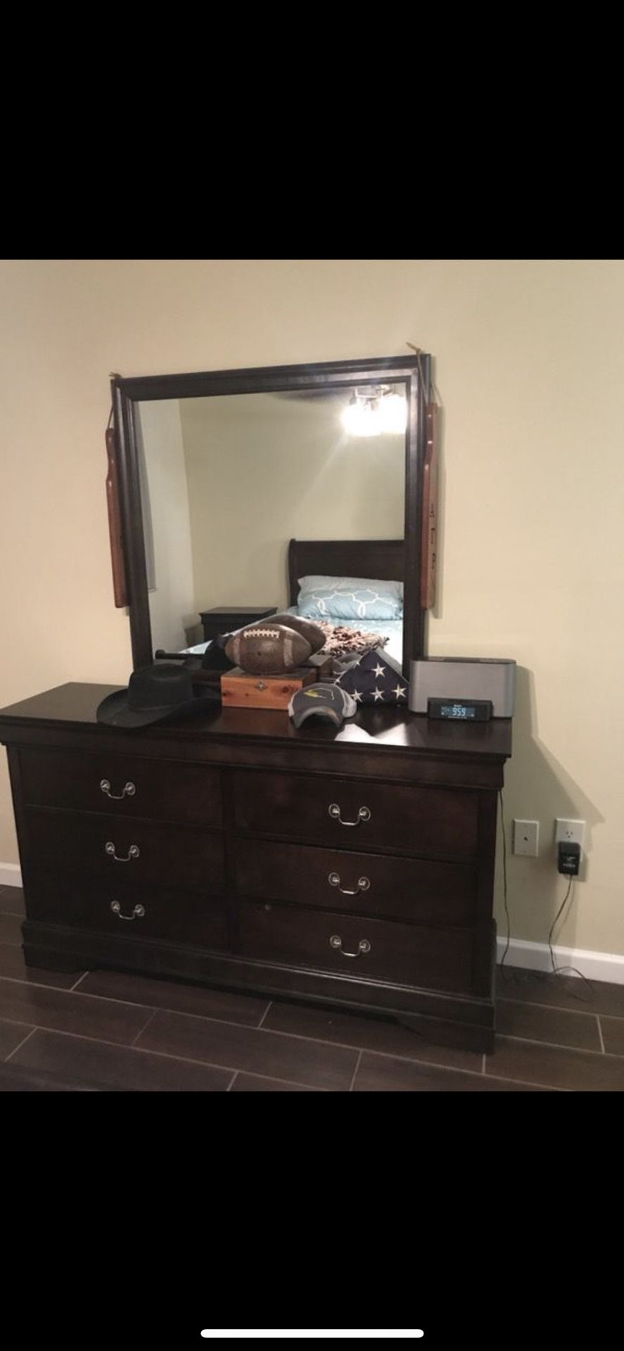 Dresser and Mirror