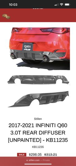Stillen Diffuser For Infiniti Q60