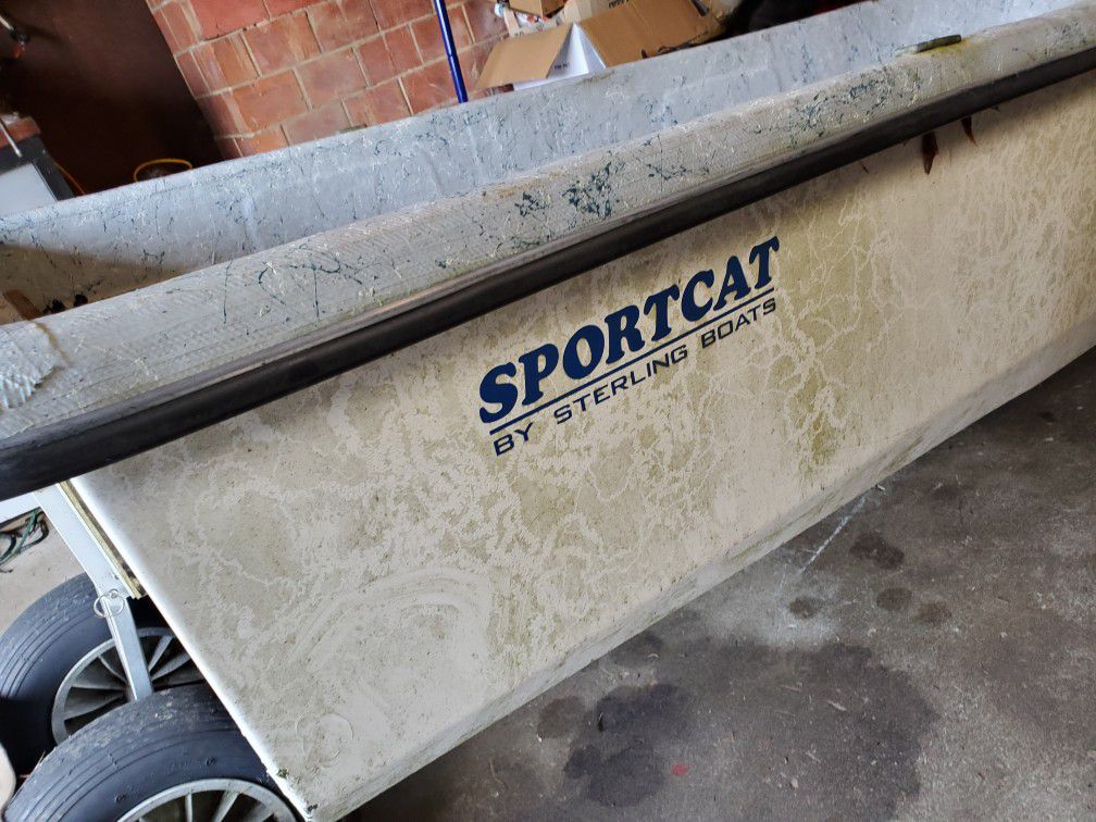 Sportcat fiber glass boat