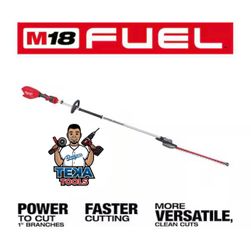 Milwaukee M18 FUEL  24 in. Battery Powered Extended Pole Articulating Hedge Trimmer  (Tool Only)