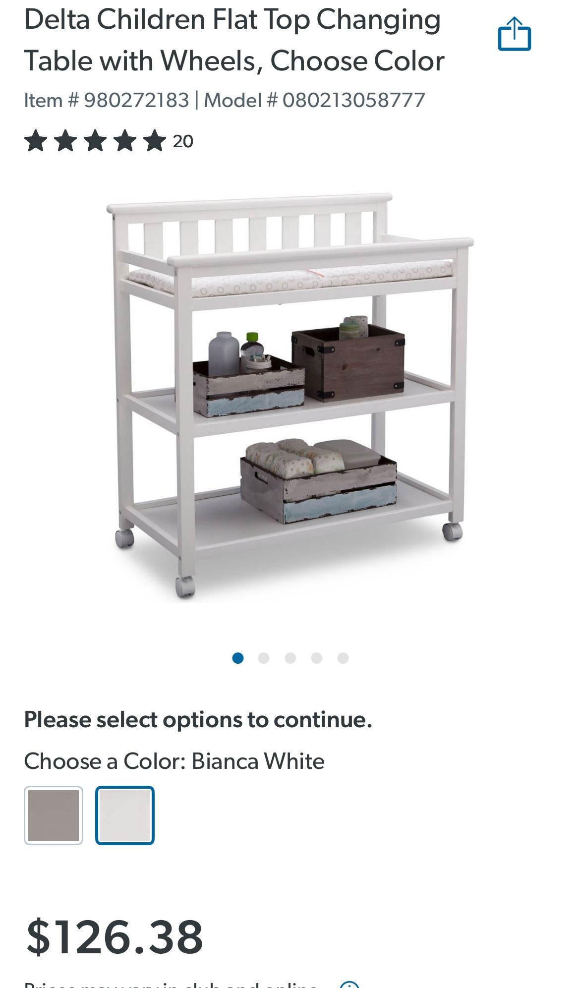 Changing Table 