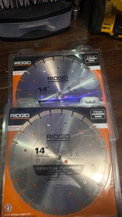 2 GP Ridgid diamond blades 50 bucks each