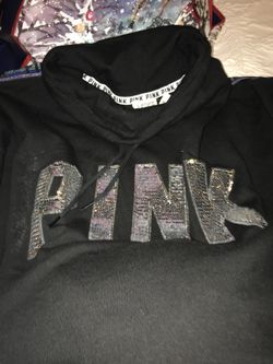 pink sweatshirt