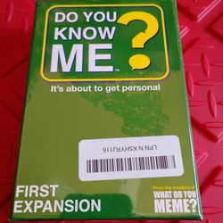 Do You know me Card Game NEW 
