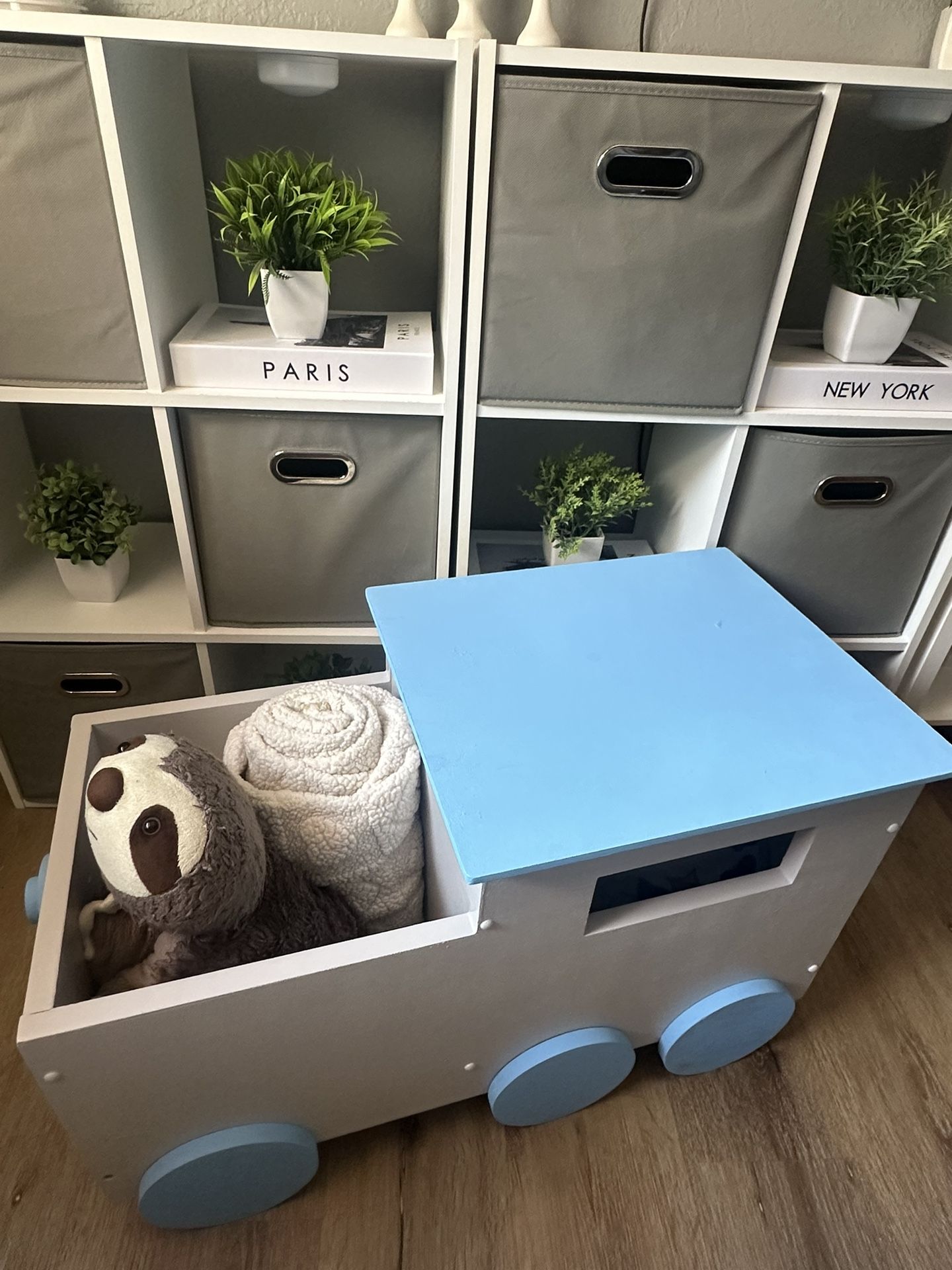 Kids Train Toy Chest- Cute And Functional Storage!