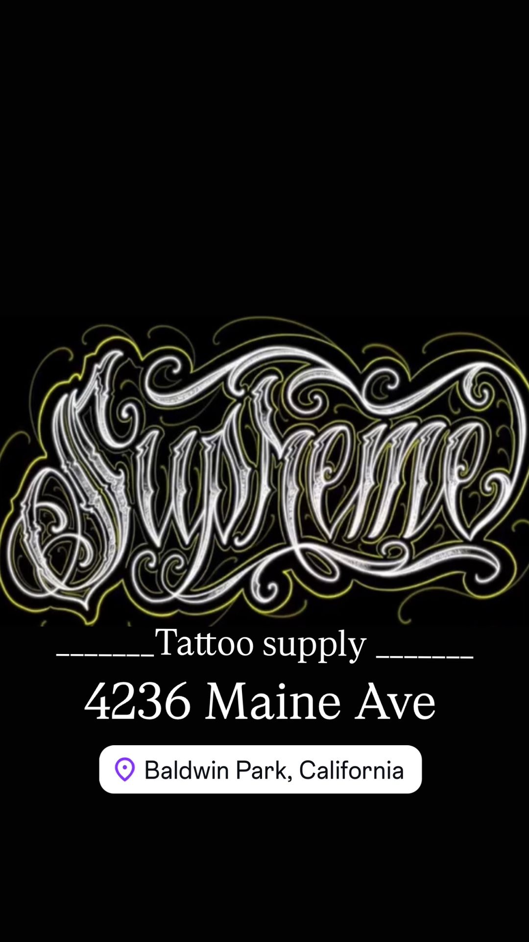 Tattoo Supplies