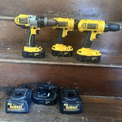 18v Dewalt Drills