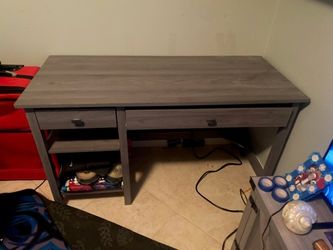 Grey Computer Desk