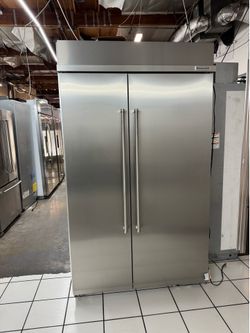 48”KITCHENAID SIDE BY SIDE BUILT IN