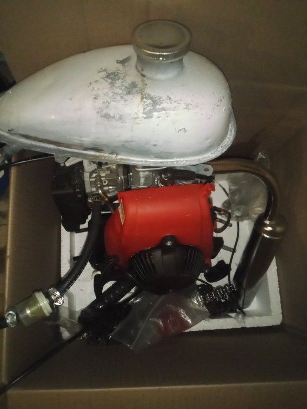 4 Stroke Gas Bike Kit And Cnc Hub Spare Carb And Clutch