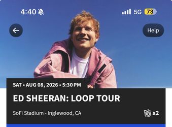 Ed Sheeran loop tour